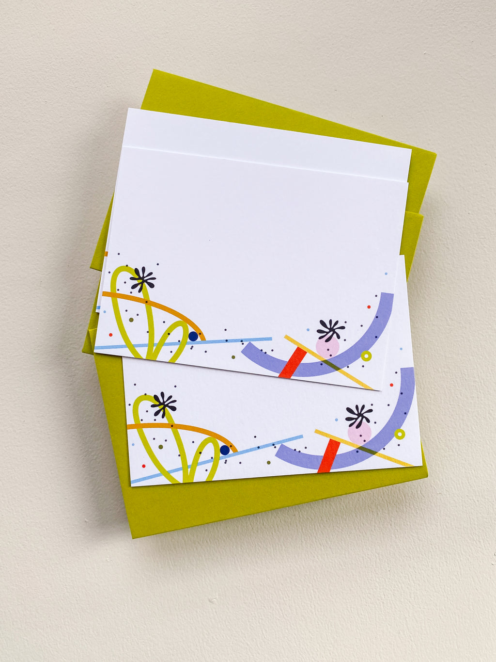 Balancing Act Flat Note Card Set – 3.5x4.875 (Set of 3)