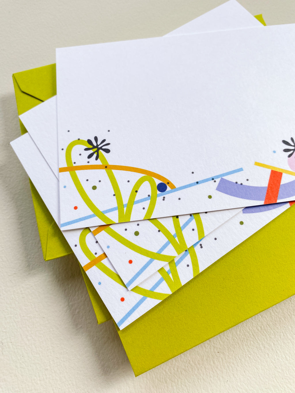 Balancing Act Flat Note Card Set – 3.5x4.875 (Set of 3)