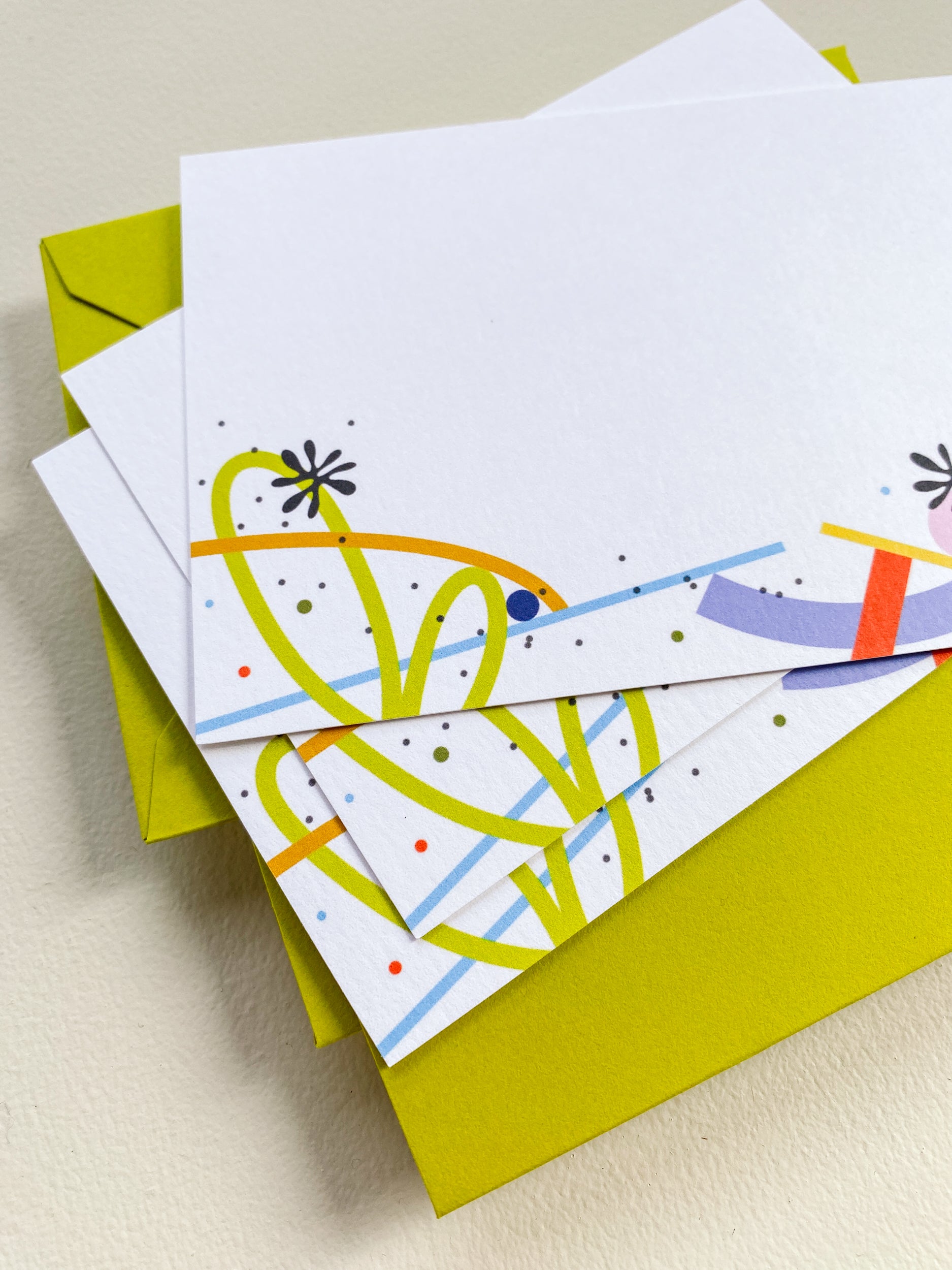 Balancing Act Flat Note Card Set – 3.5x4.875 (Set of 3)