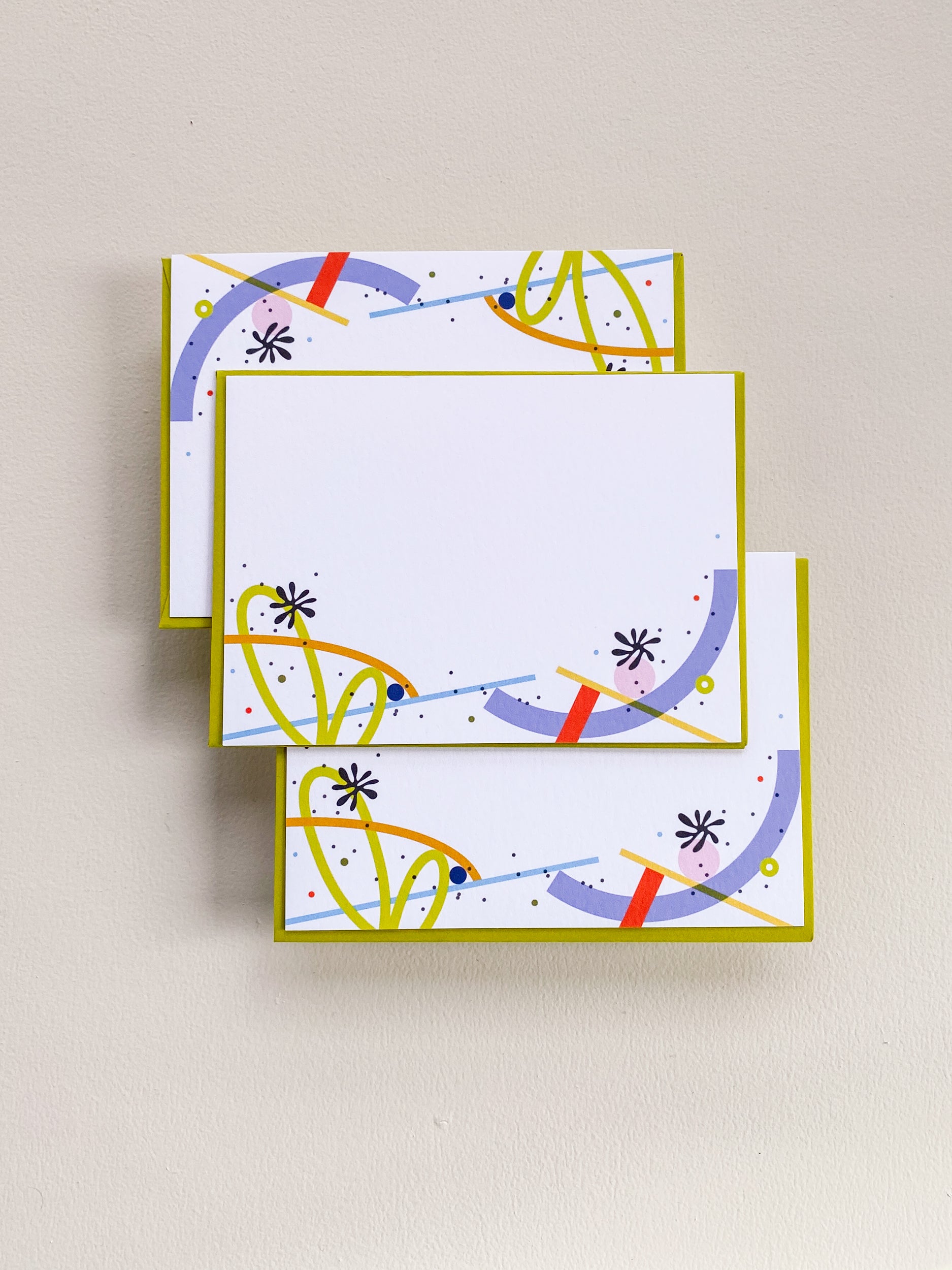 Balancing Act Flat Note Card Set – 3.5x4.875 (Set of 3)