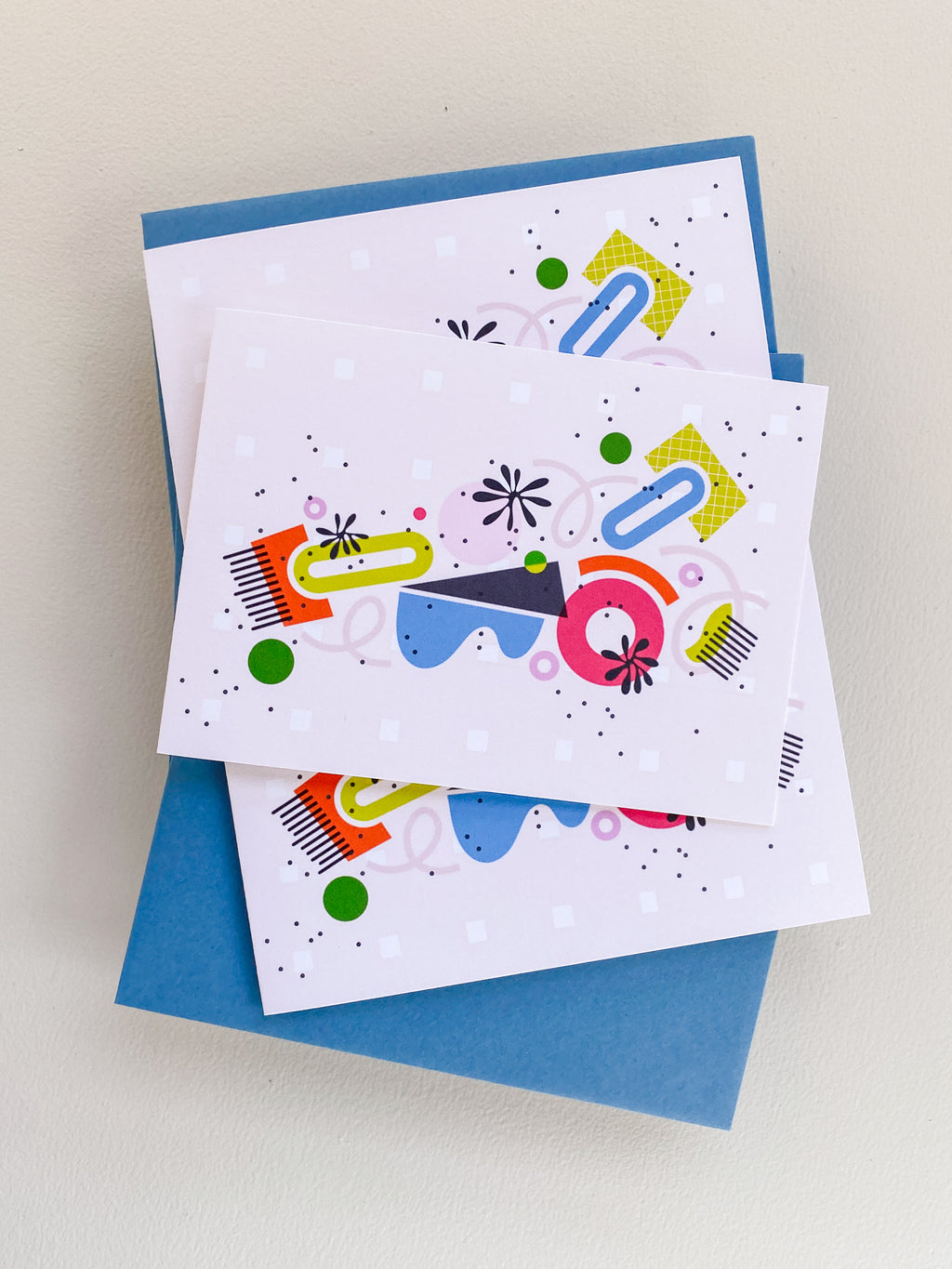 Bold Shapes Note Card Set – 3.5x4.875 Folded Cards (Set of 3)