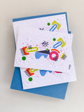 Bold Shapes Note Card Set – 3.5x4.875 Folded Cards (Set of 3)