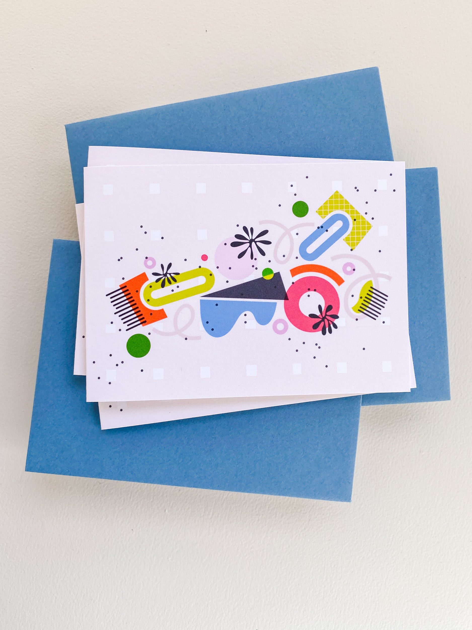 Bold Shapes Note Card Set – 3.5x4.875 Folded Cards (Set of 3)