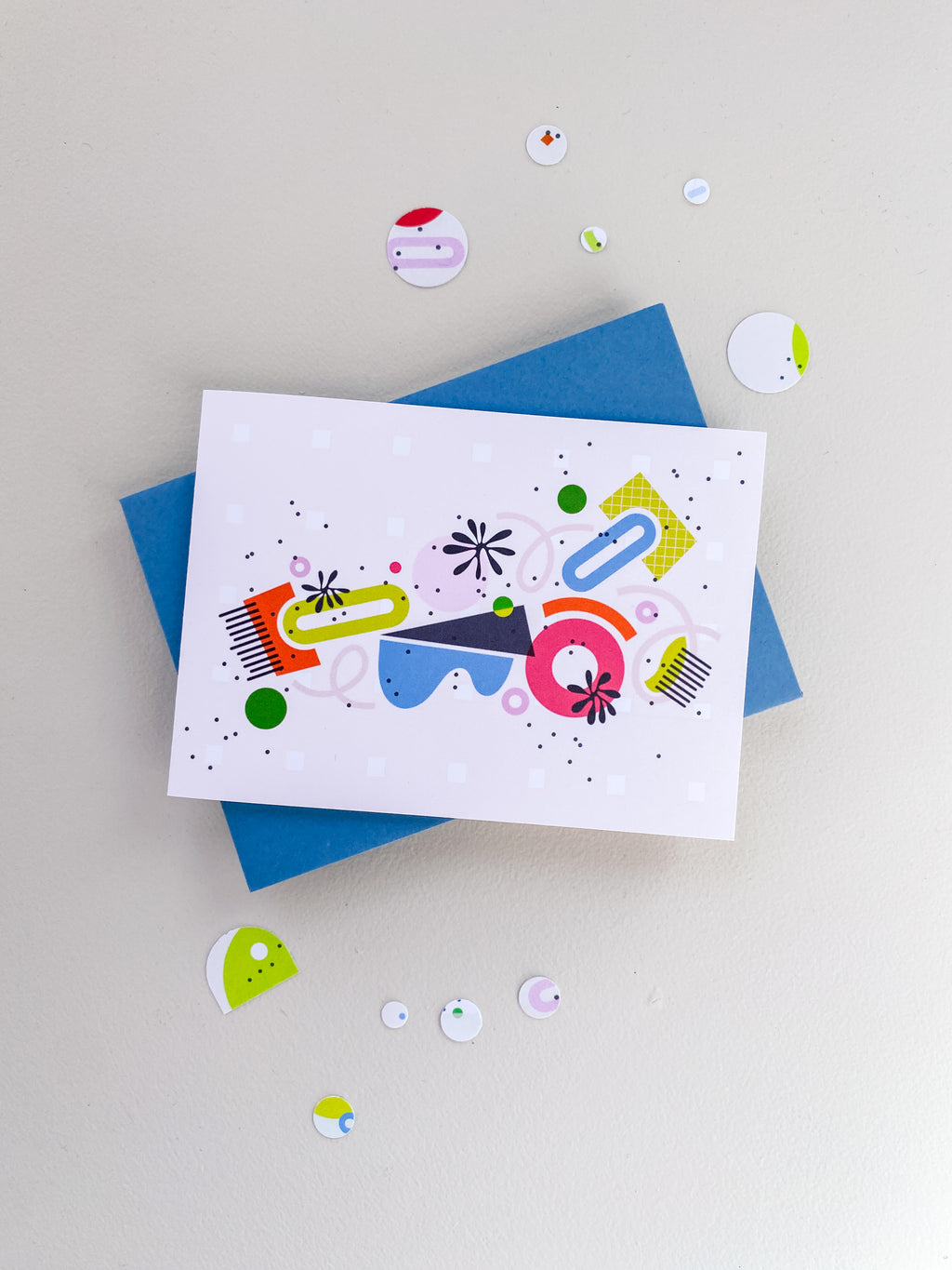 Bold Shapes Note Card Set – 3.5x4.875 Folded Cards (Set of 3)