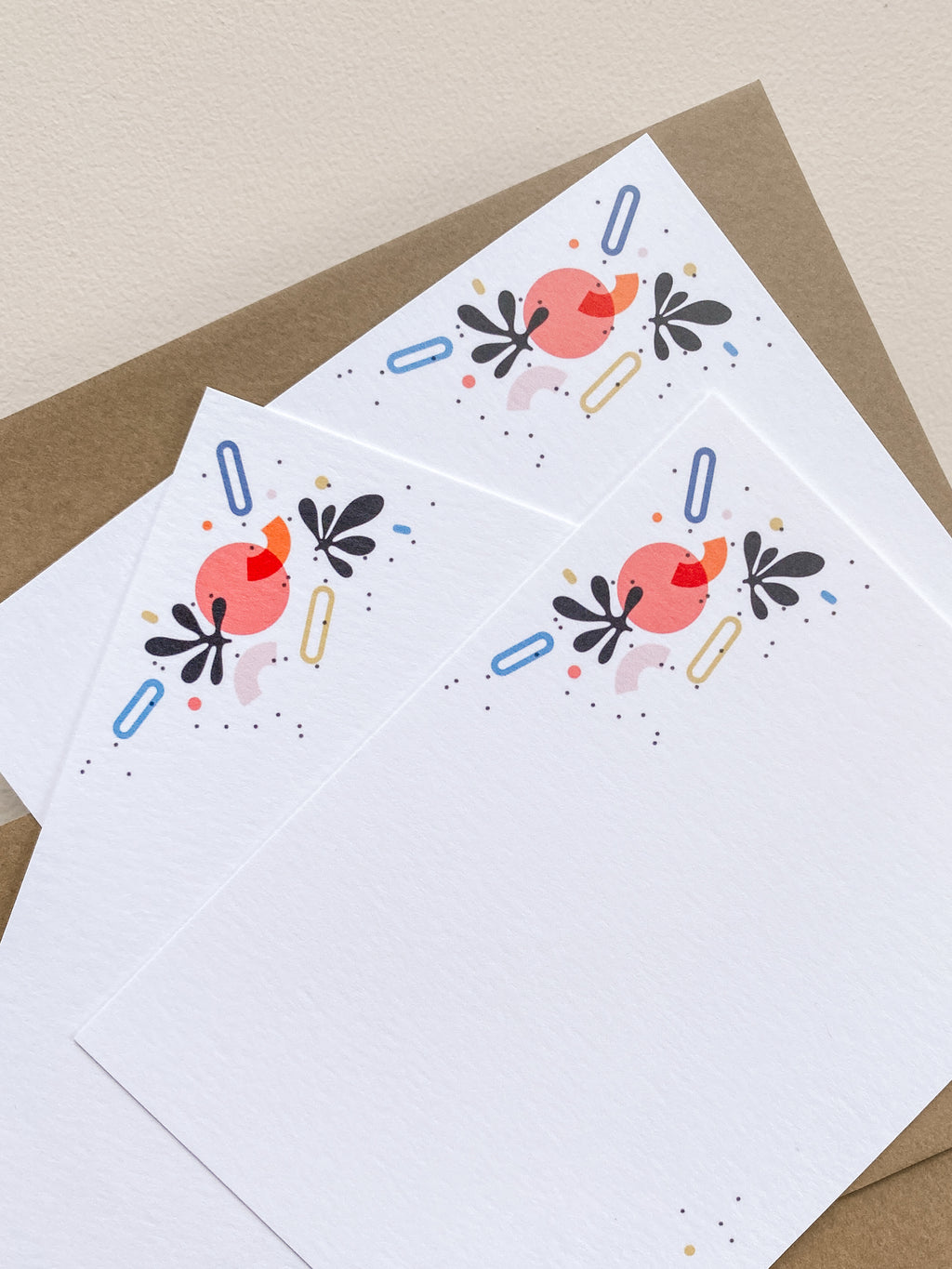 Fall Vibes Flat Note Card Set – 3.5x4.875 (Set of 3)