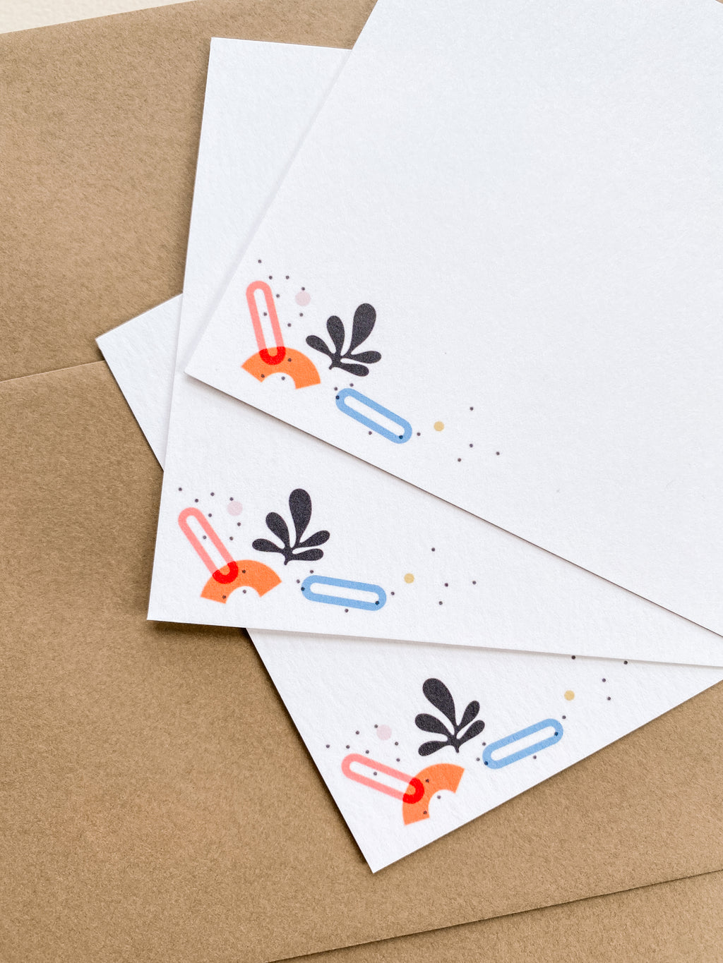 Fall Vibes Flat Note Card Set – 3.5x4.875 (Set of 3)