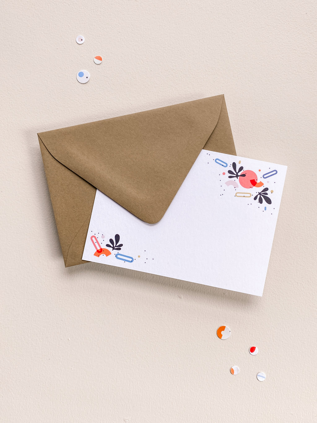 Fall Vibes Flat Note Card Set – 3.5x4.875 (Set of 3)