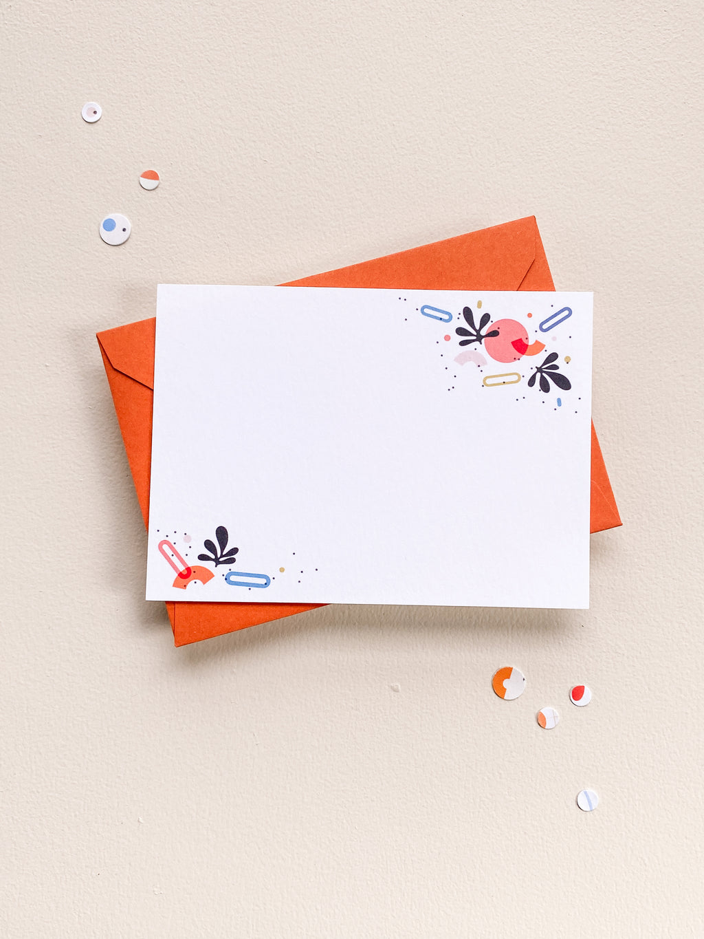 Fall Vibes Flat Note Card Set – 3.5x4.875 (Set of 3)