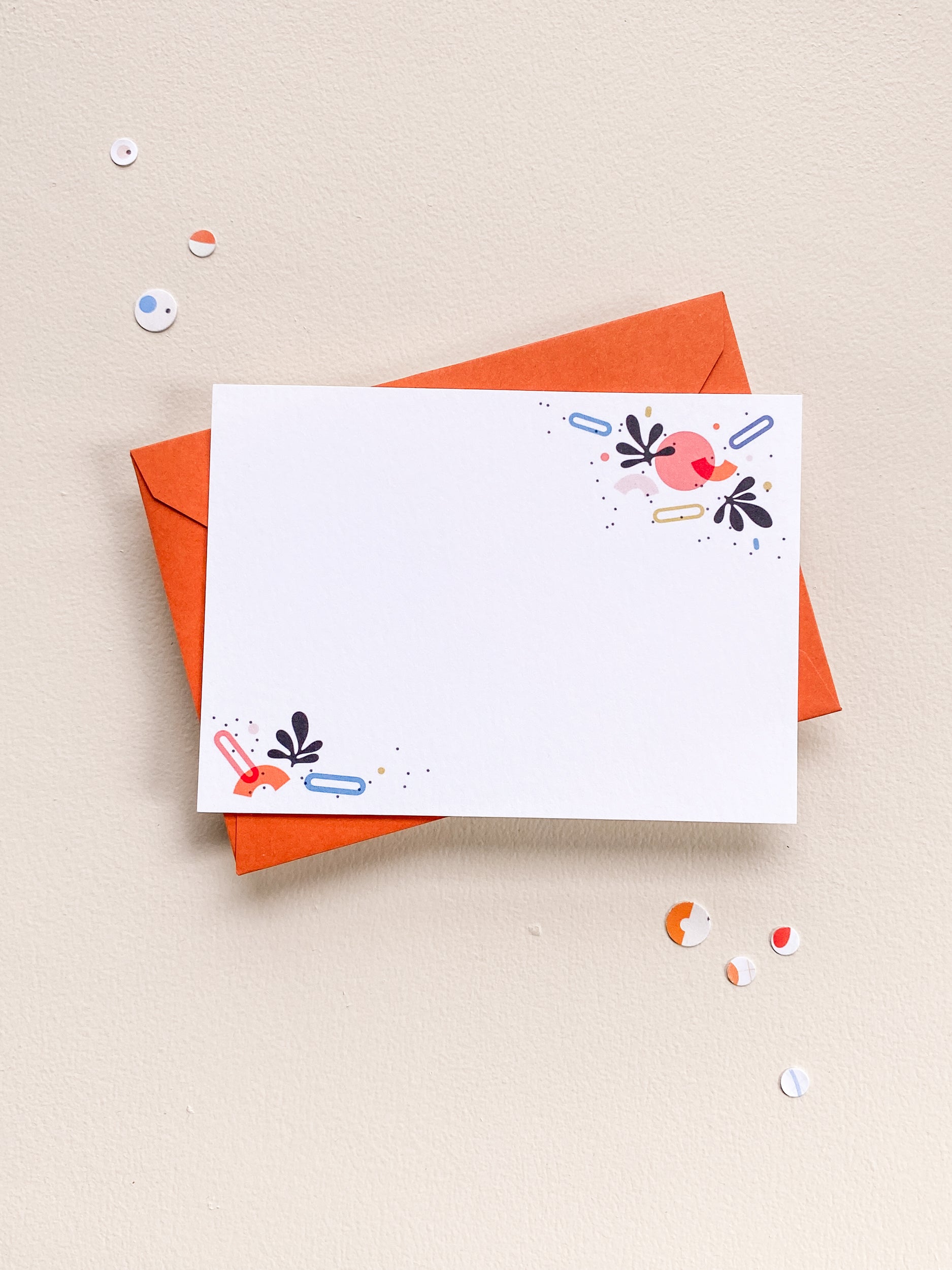 Fall Vibes Flat Note Card Set – 3.5x4.875 (Set of 3)