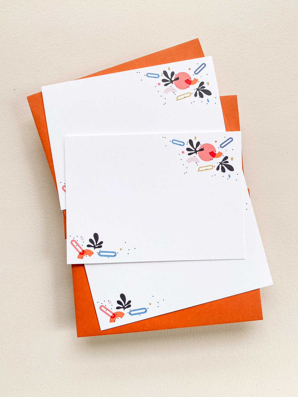 Fall Vibes Flat Note Card Set – 3.5x4.875 (Set of 3)