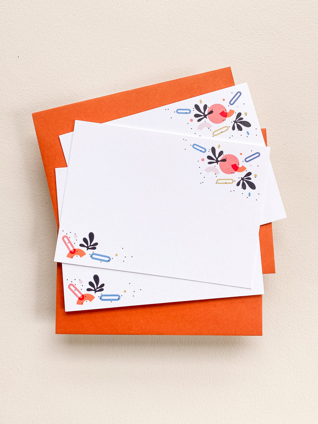 Fall Vibes Flat Note Card Set – 3.5x4.875 (Set of 3)