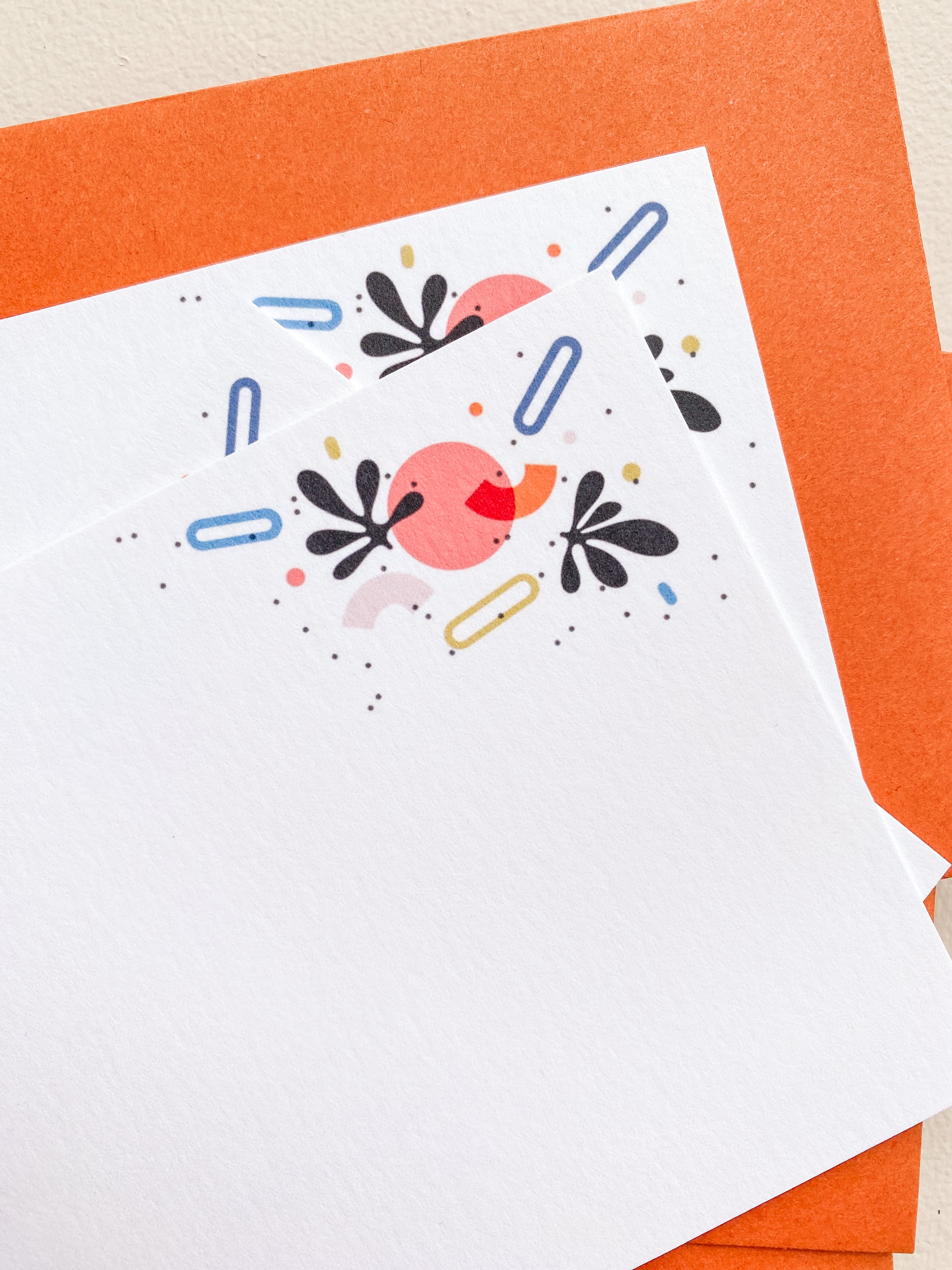 Fall Vibes Flat Note Card Set – 3.5x4.875 (Set of 3)