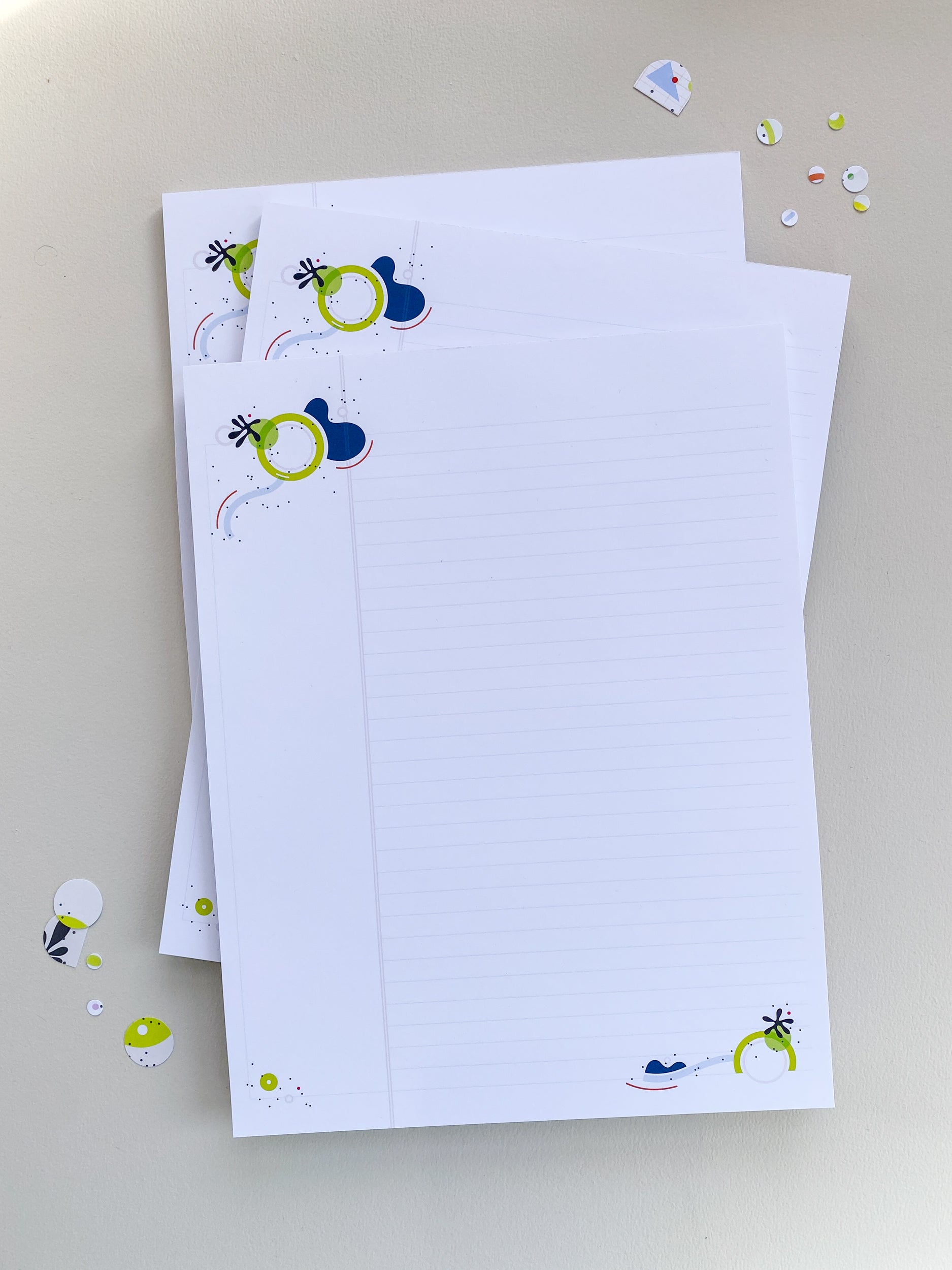 Green Circle Legal Pad - 8.5x11 Notepad (40 Pages)