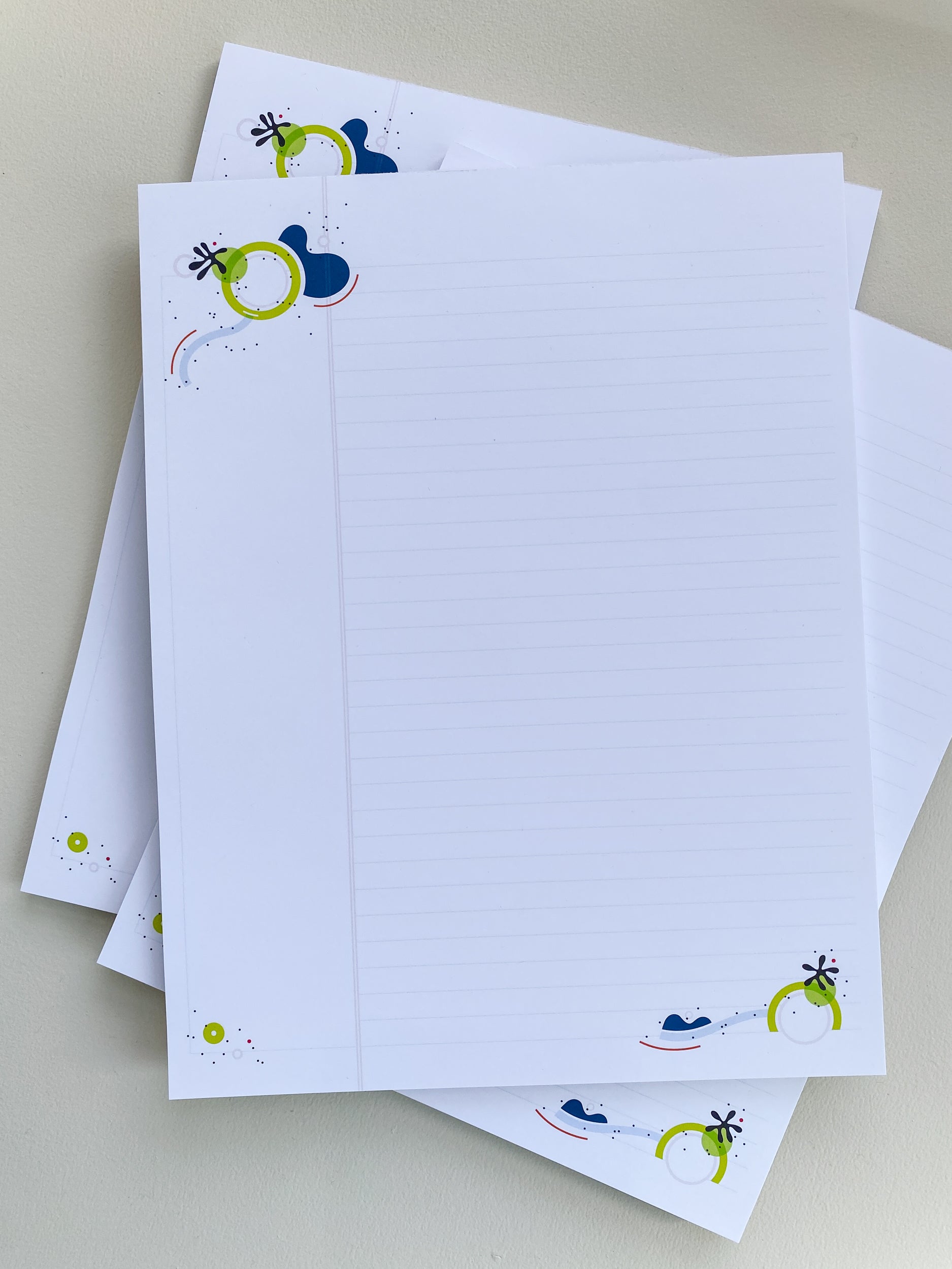 Green Circle Legal Pad - 8.5x11 Notepad (40 Pages)