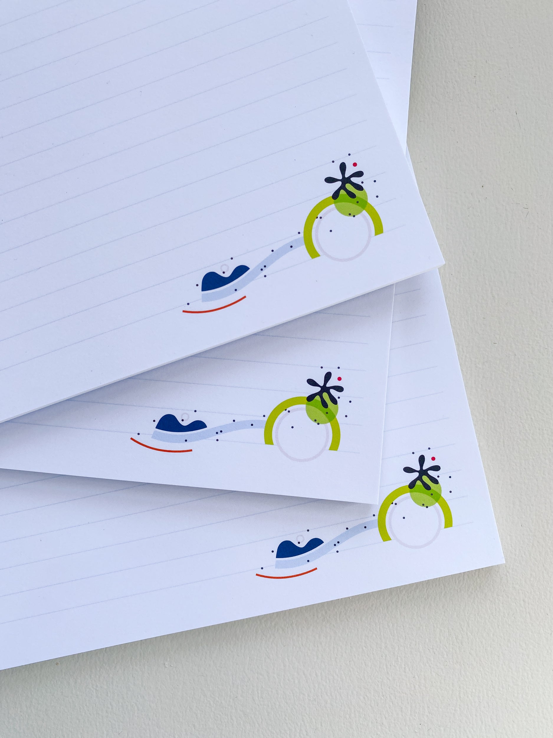 Green Circle Legal Pad - 8.5x11 Notepad (40 Pages)
