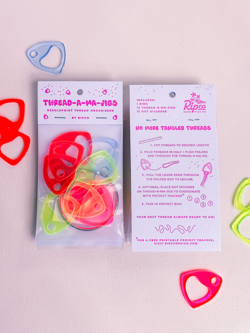 Thread-a-ma-jigs Needlepoint Thread Organizers