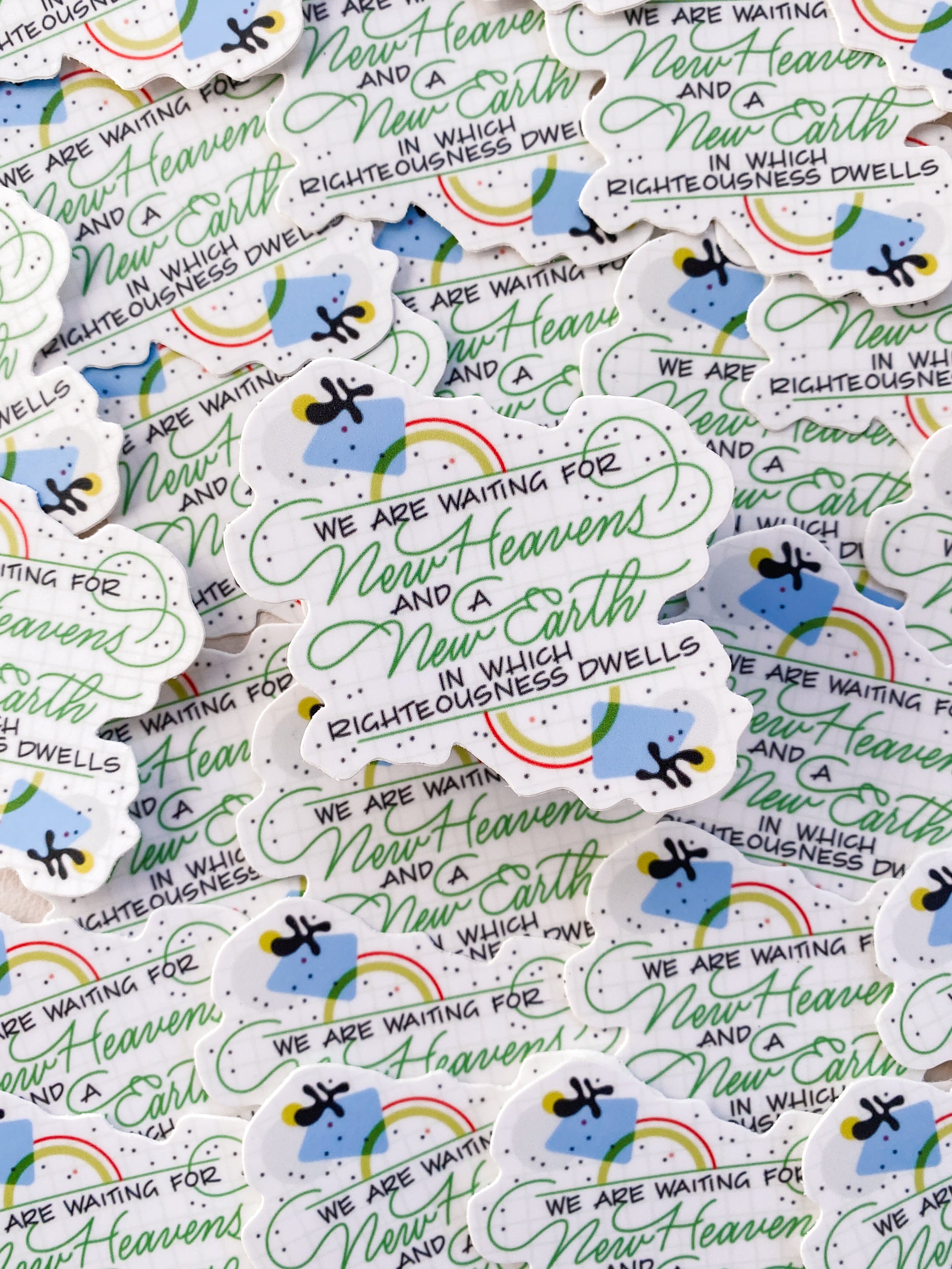 New Heavens and New Earth Sticker