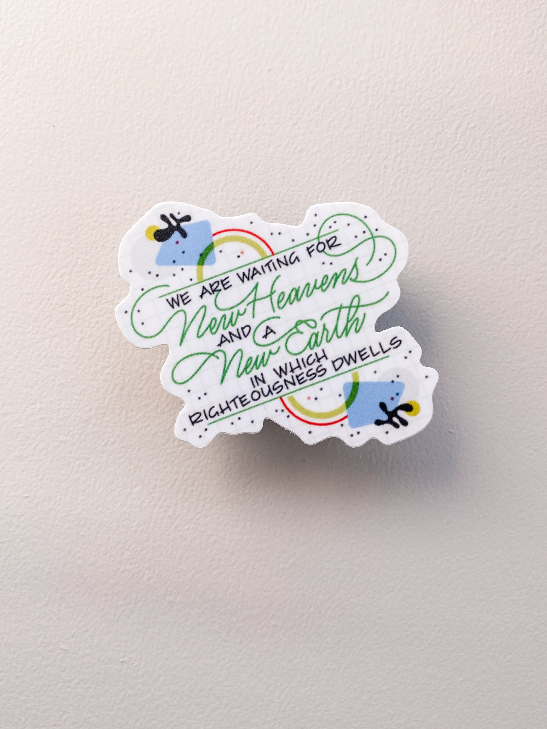 New Heavens and New Earth Sticker