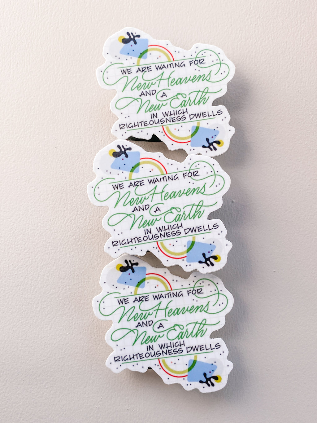 New Heavens and New Earth Sticker