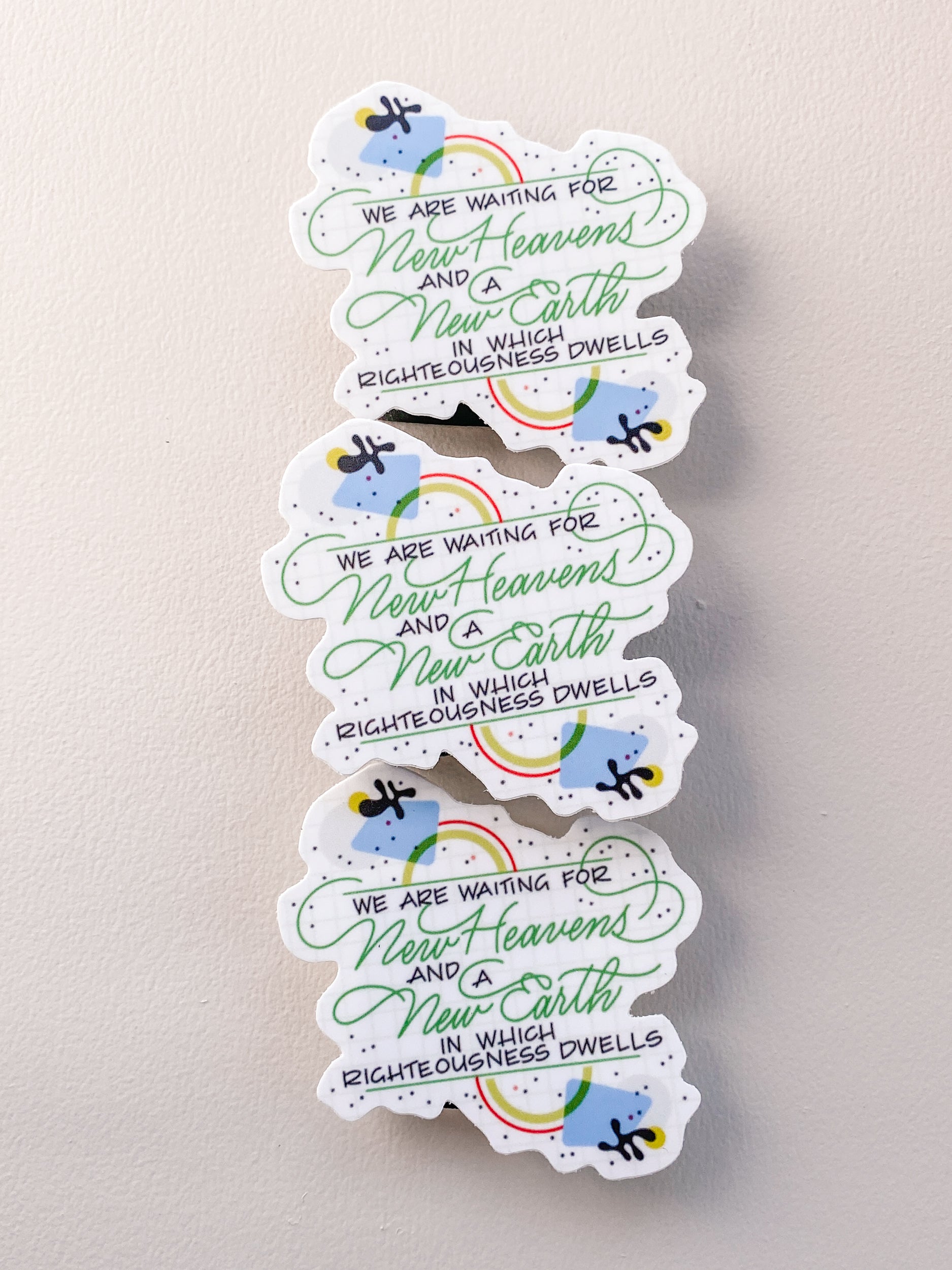 New Heavens and New Earth Sticker