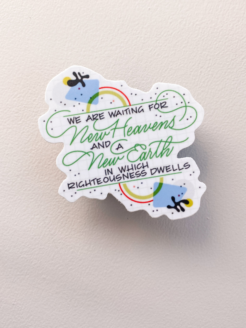 New Heavens and New Earth Sticker