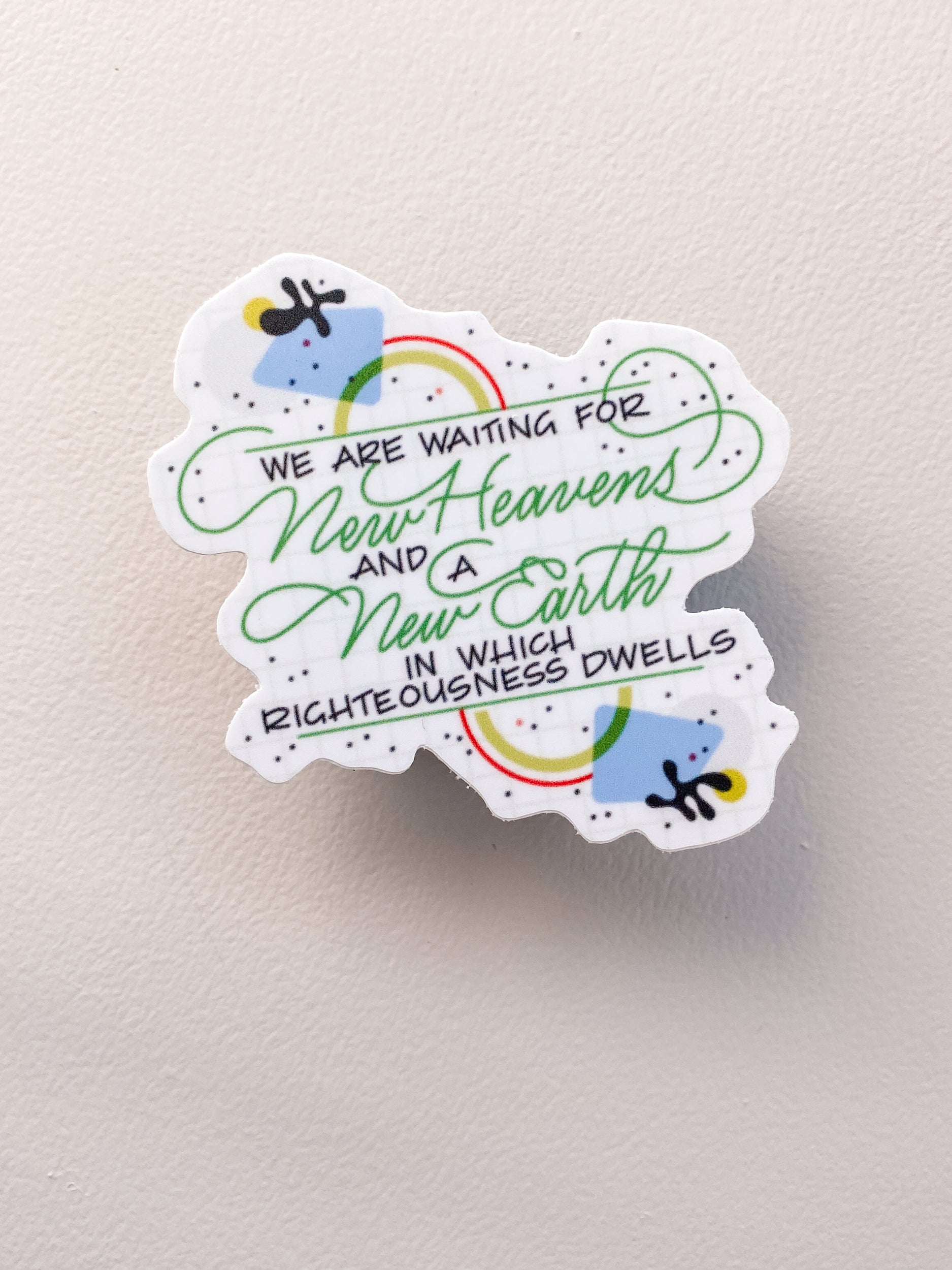 New Heavens and New Earth Sticker