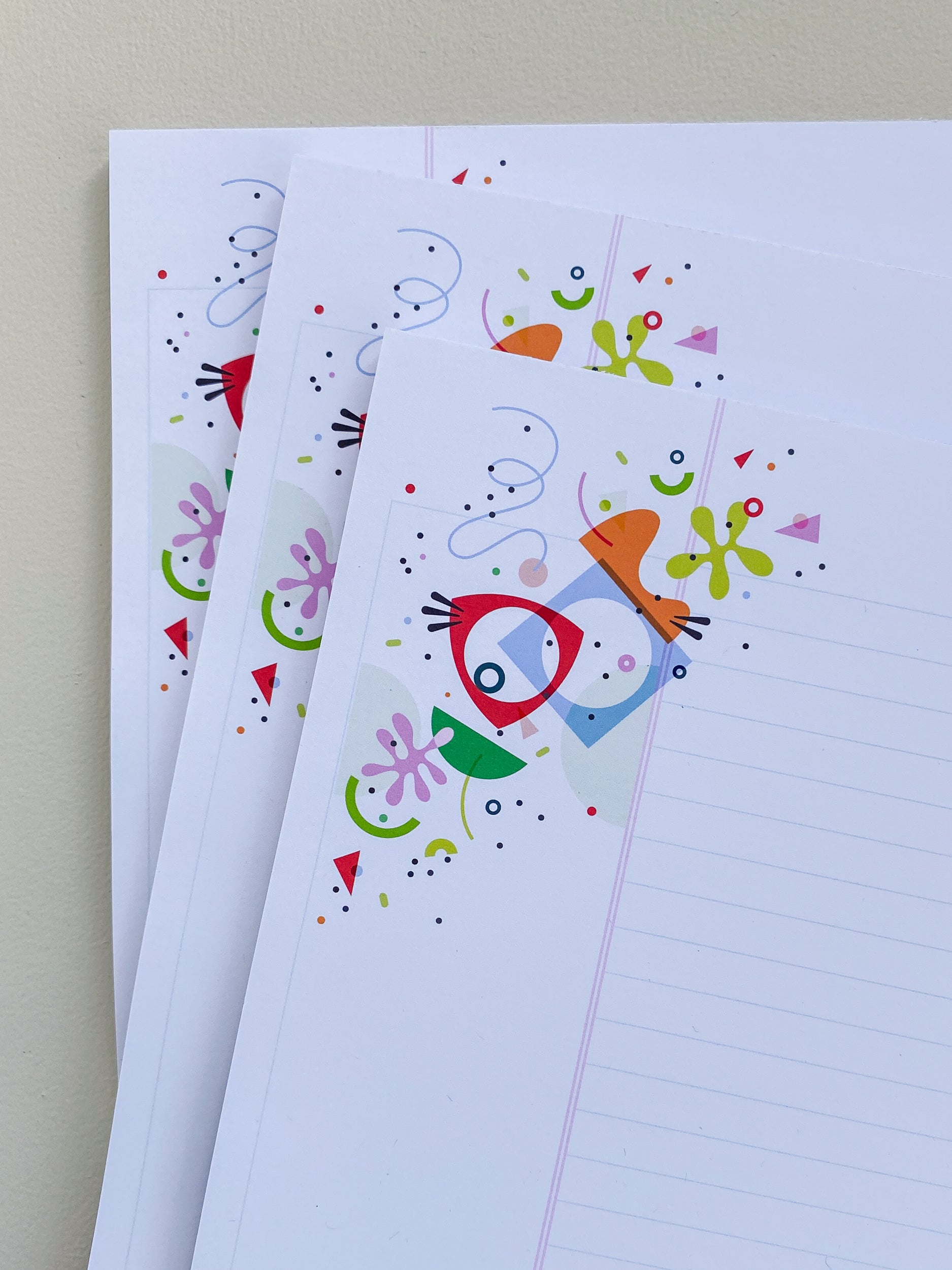 Party Vibes Legal Pad - 8.5x11 Notepad (40 pages)