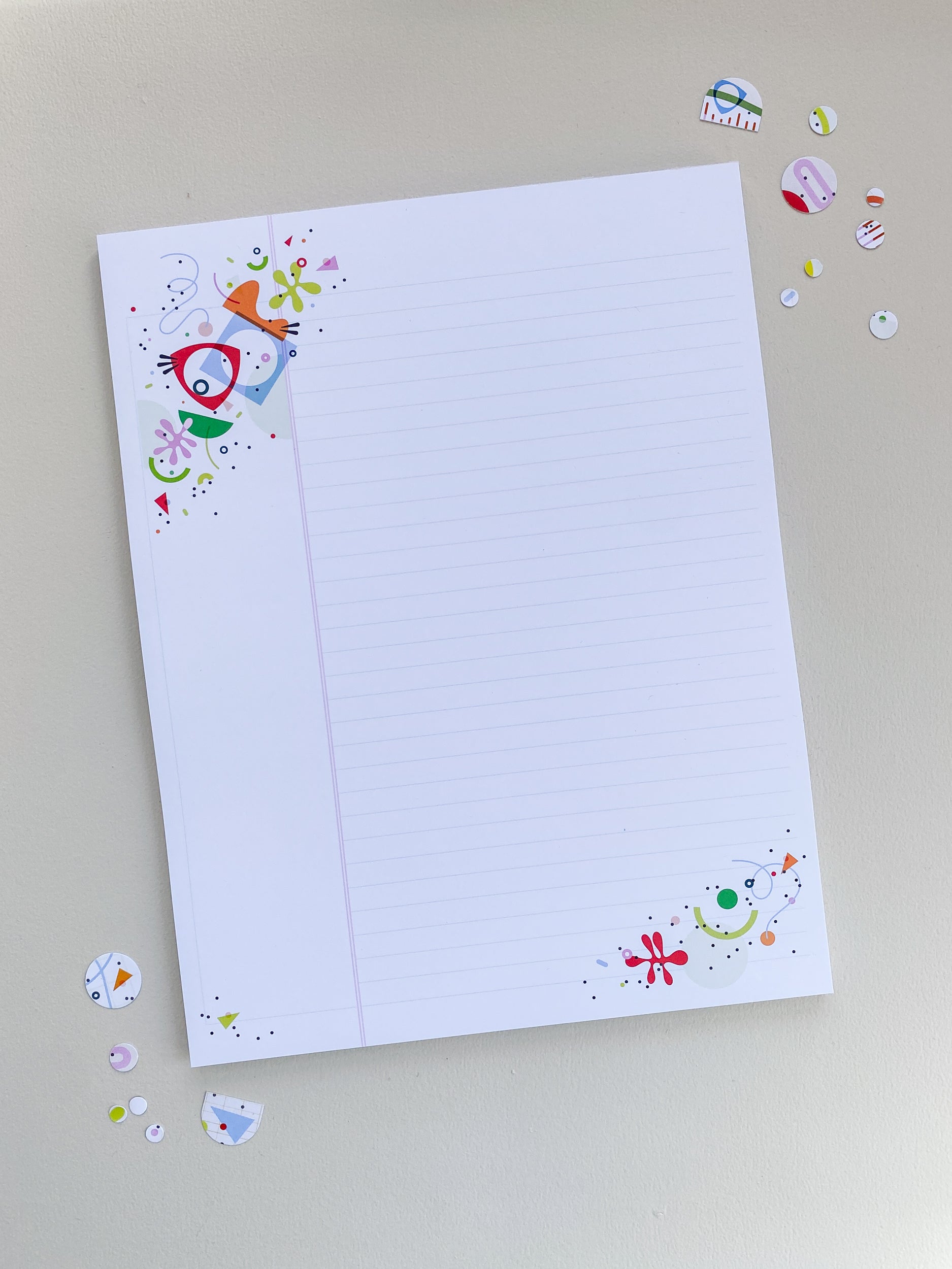 Party Vibes Legal Pad - 8.5x11 Notepad (40 pages)