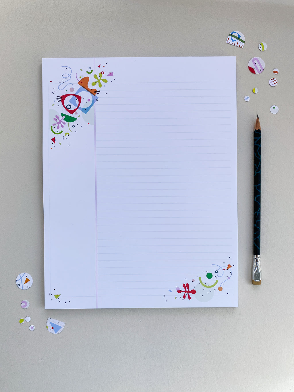 Party Vibes Legal Pad - 8.5x11 Notepad (40 pages)