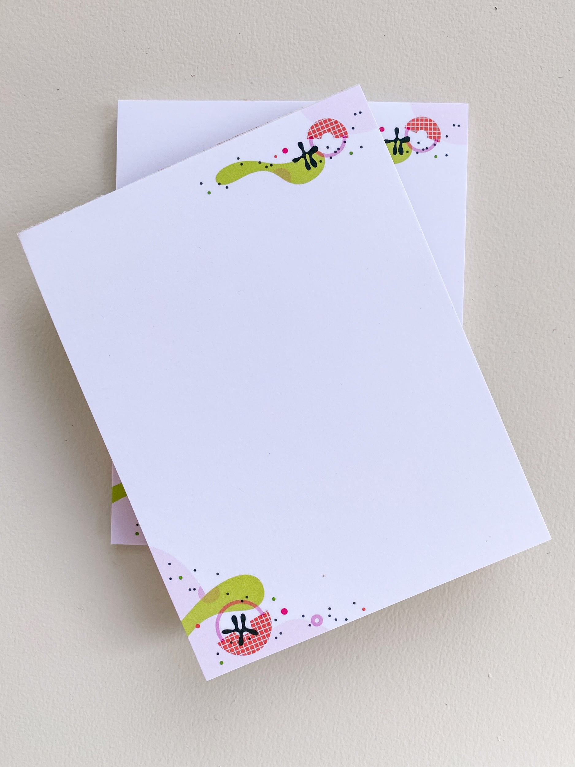 Pink Corners - 4.25x5.5 Notepad (40 pages)