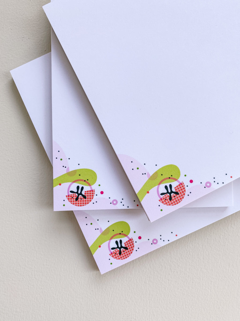 Pink Corners - 4.25x5.5 Notepad (40 pages)