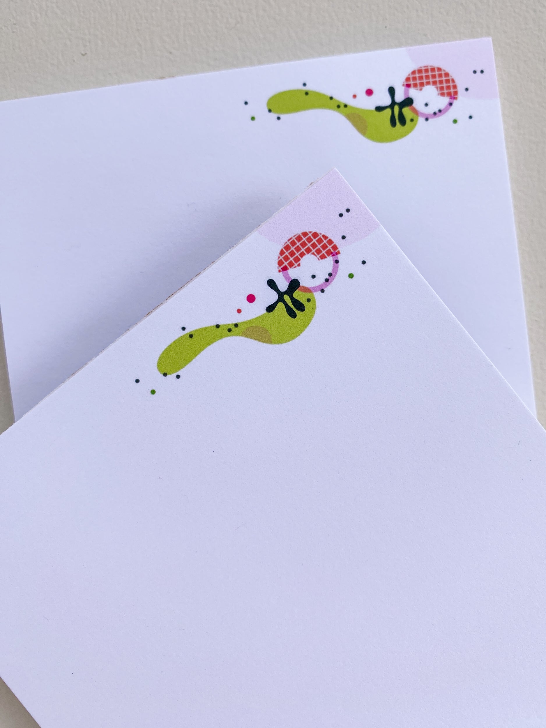 Pink Corners - 4.25x5.5 Notepad (40 pages)