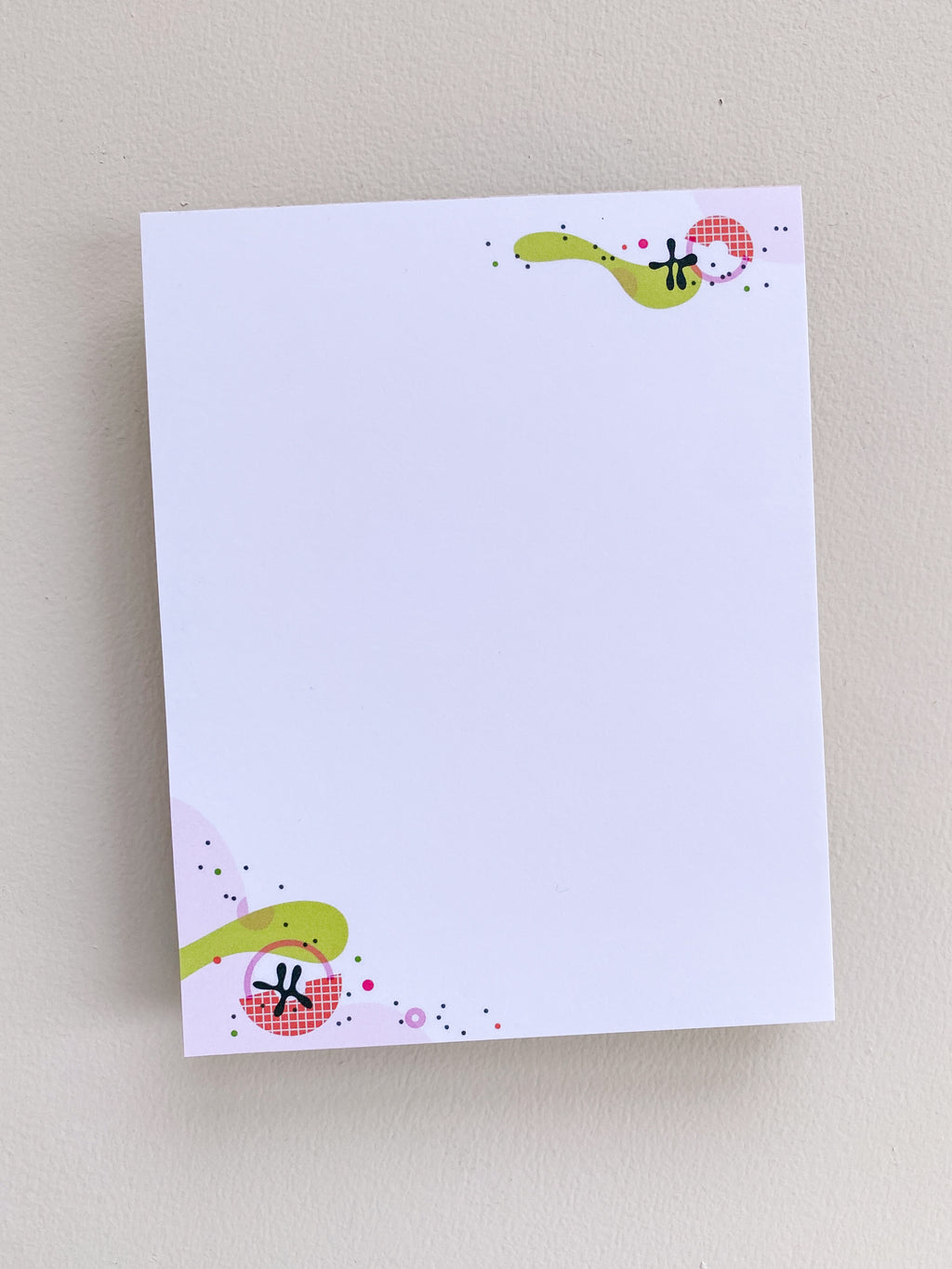 Pink Corners - 4.25x5.5 Notepad (40 pages)