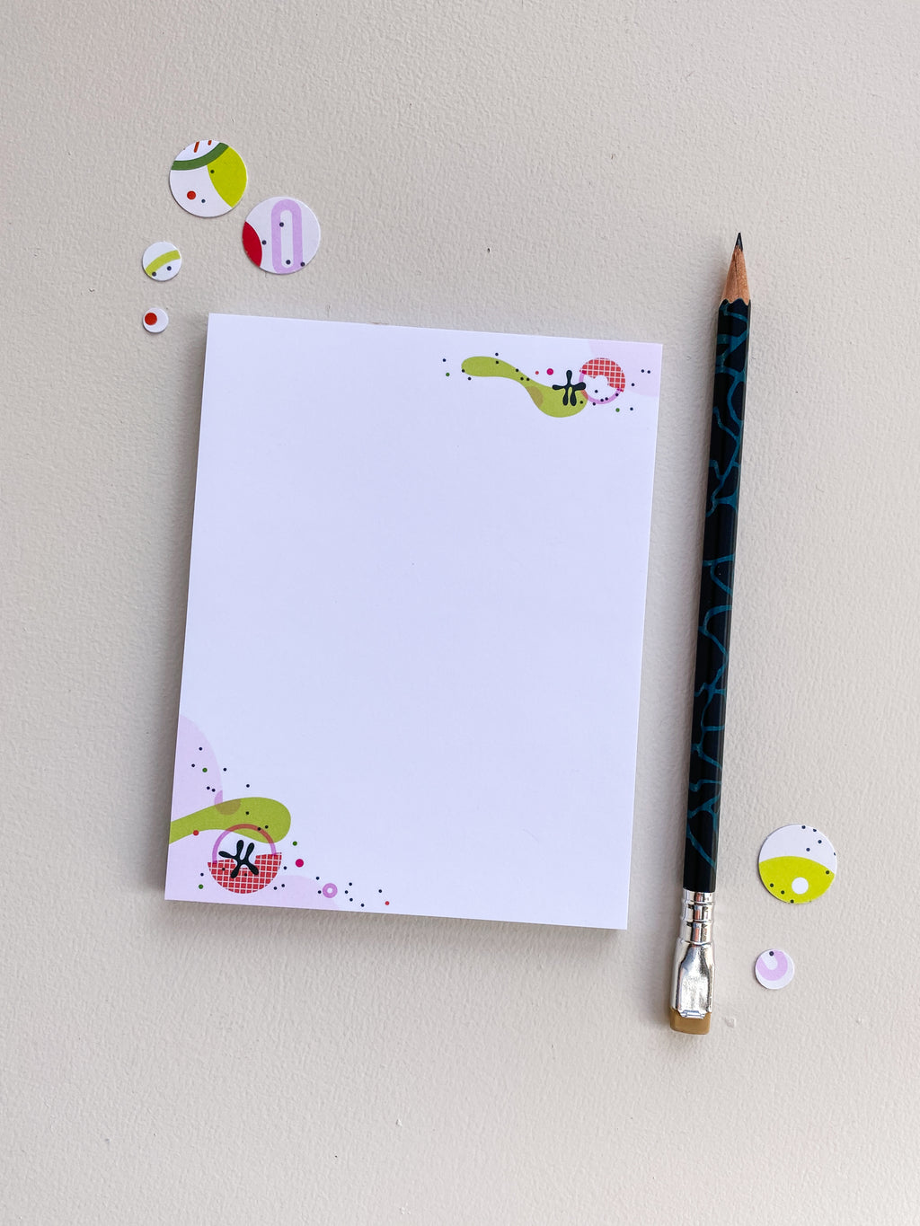 Pink Corners - 4.25x5.5 Notepad (40 pages)