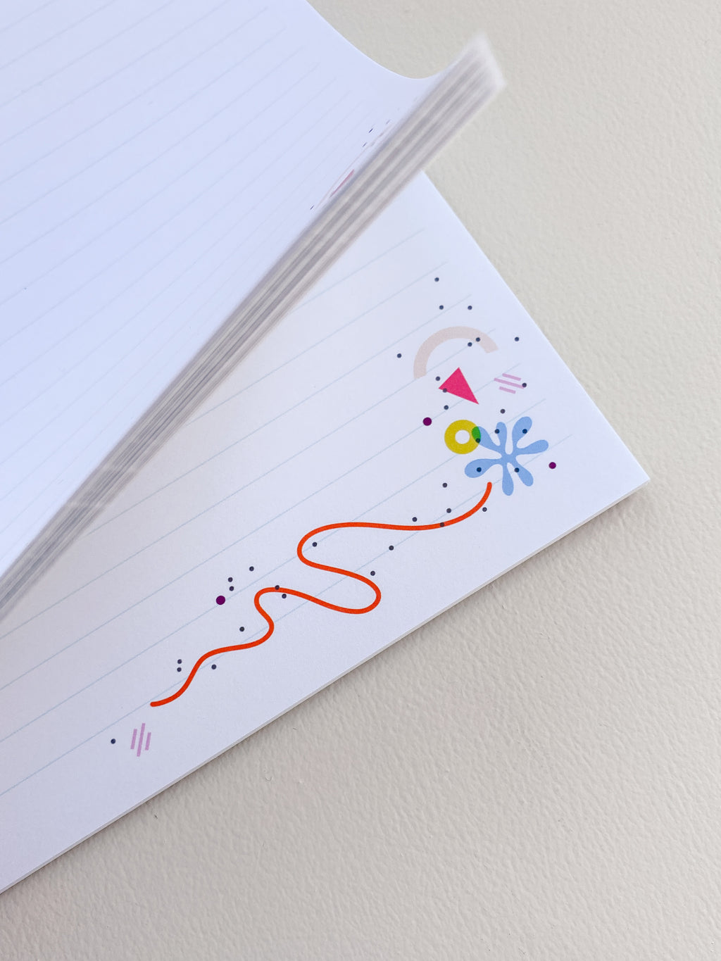 Pink Triangle Legal Pad - 8.5x11 Notepad (40 Pages)