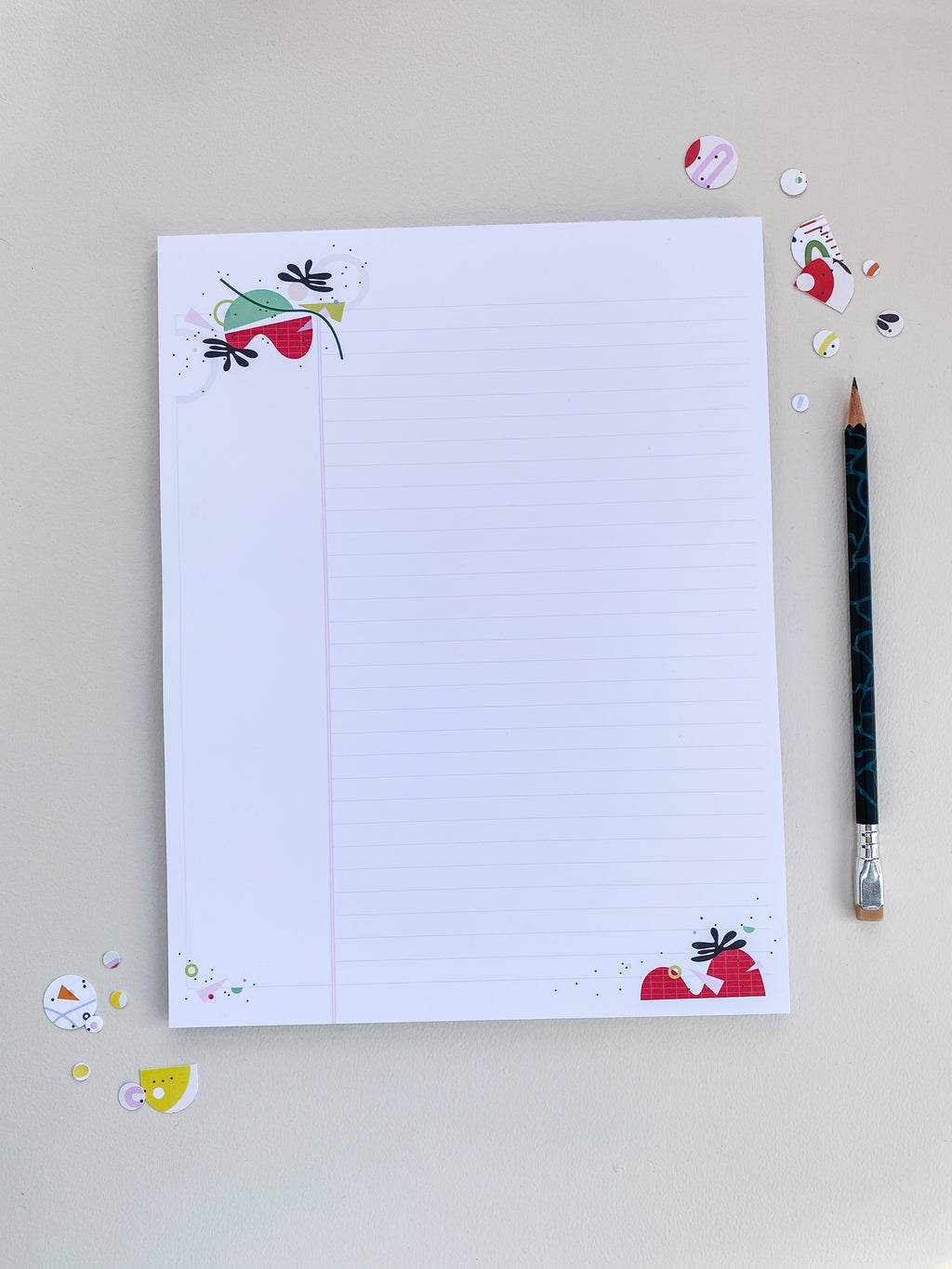 Red Peaks Legal Pad – 8.5x11 Notepad (40 Pages)