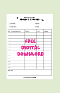 Free Needlepoint Project Tracker - Printable