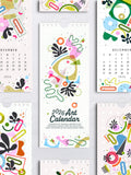 2026 Art Calendar – 4x10" Wire-Bound with 12 Frame-Ready Prints