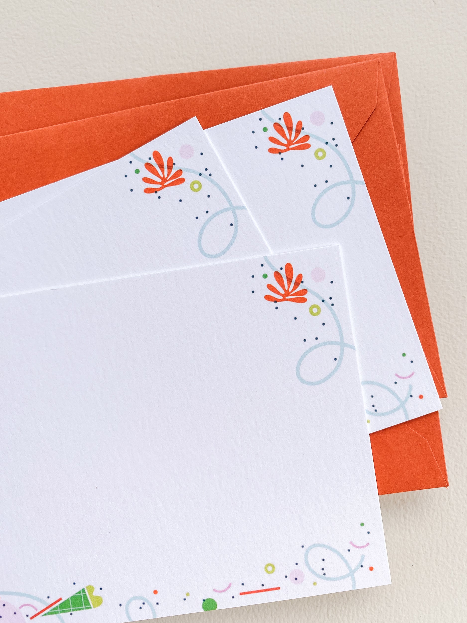 Spring Vibes Flat Note Card Set – 3.5x4.875 (Set of 3)